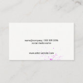 Carte De Visite Aquarelle (Dos)