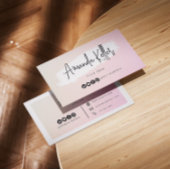 Carte De Visite Aquarelle Abstact Minimale Bussines