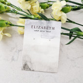 Carte De Visite Aquarelle Abstrait Boho Beach Écran d'oreille