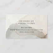 Carte De Visite Aquarelle Abstraite (Dos)