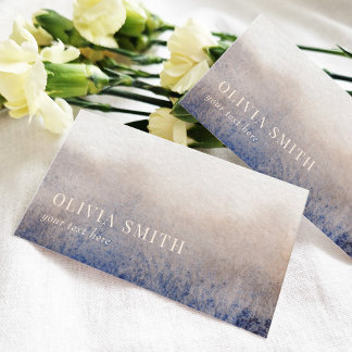 Carte De Visite Aquarelle Abstraite moderne