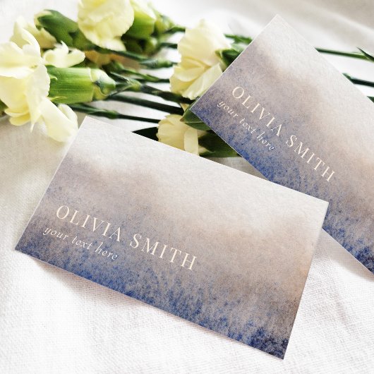 Carte De Visite Aquarelle Abstraite moderne