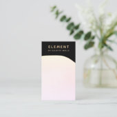 Carte De Visite Aquarelle Abstraite Ombre moderne (Debout devant)