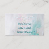 Carte De Visite Aquarelle Agate Stone Wellness (Dos)