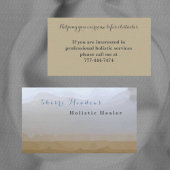 Carte de visite Aquarelle apaisant