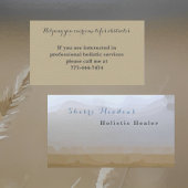 Carte de visite Aquarelle apaisant