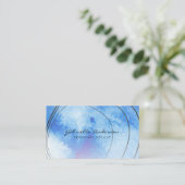 Carte De Visite Aquarelle Artistic (Debout devant)