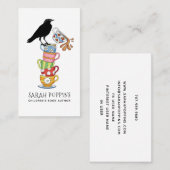 Carte De Visite Aquarelle Auteur du livre pour enfants (Devant / Derrière)