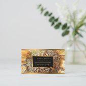 Carte De Visite Aquarelle Big Sun Sunflower Collection élégante (Debout devant)