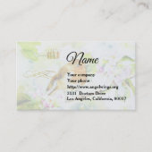 Carte De Visite Aquarelle Bird (Devant)