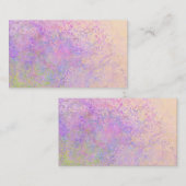 Carte De Visite Aquarelle blanche (Devant / Derrière)