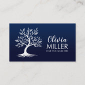 Carte De Visite Aquarelle blanche (Devant)