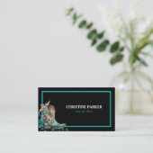 Carte De Visite Aquarelle Bottes florales occidentales (Debout devant)