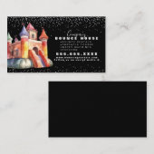 Carte De Visite Aquarelle Bounce House (Devant / Derrière)