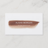 Carte De Visite Aquarelle Brown (Devant)