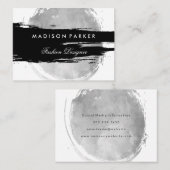 Carte De Visite Aquarelle broyée (Devant / Derrière)