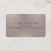 Carte De Visite Aquarelle Brush Fleurs Fleurs Rétro Cake Mixer (Dos)