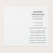 Carte De Visite Aquarelle Cactus du désert Succulents (Intérieur déplié)