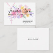 Carte De Visite Aquarelle catholique de Rosary (Devant / Derrière)