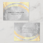 Carte De Visite Aquarelle chic (Devant / Derrière)