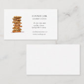 Carte De Visite Aquarelle Chocolat à puce biscuit Boulangerie Affa (Devant / Derrière)