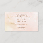 Carte De Visite Aquarelle Chocolat Desserts Boulangerie (Dos)