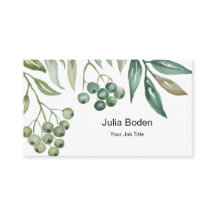 Aquarelle Classique Baies et Branches