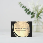 Carte De Visite Aquarelle contemporaine brossée (Debout devant)