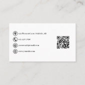 Carte De Visite Aquarelle Cosmique Moths Confetti Moderne (Dos)