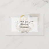 Carte De Visite Aquarelle Couronne de lune (Dos)