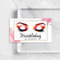 Aquarelle créative sourcils froncés Microblading