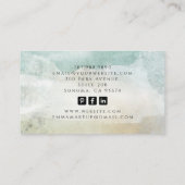 Carte De Visite Aquarelle de l'artiste maquillage de Tarot (Dos)