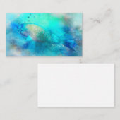 Carte De Visite Aquarelle de poisson tropical hawaïen - Poisson pe (Devant / Derrière)