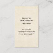 Carte De Visite Aquarelle Désert Cactus et Montagnes (Dos)