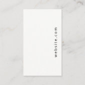 Carte De Visite Aquarelle Expressive Splatter (Dos)