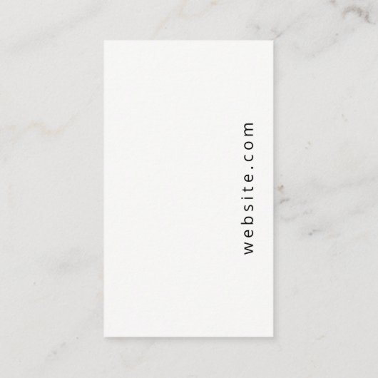 Carte De Visite Aquarelle Expressive Splatter (Dos)