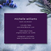 Carte De Visite Aquarelle Fleur Fleur sauvage botanique