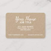 Carte De Visite Aquarelle Florale Monogramme initial (Dos)