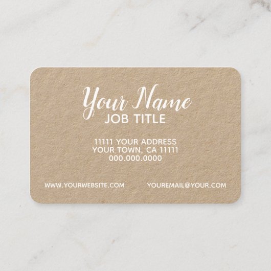 Carte De Visite Aquarelle Florale Monogramme initial (Dos)