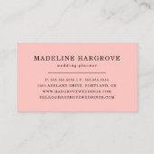 Carte De Visite Aquarelle flou (Dos)