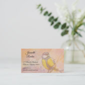 Carte De Visite Aquarelle Flying Bird (Debout devant)