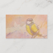 Carte De Visite Aquarelle Flying Bird (Dos)