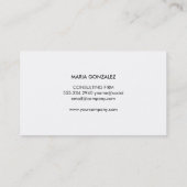 Carte De Visite Aquarelle géométrique Abstraite (Dos)