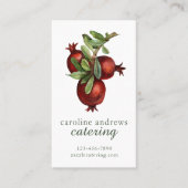 Carte De Visite Aquarelle grenade biologique (Devant)