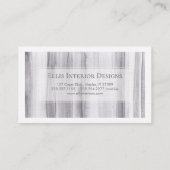 Carte De Visite Aquarelle gris (Dos)