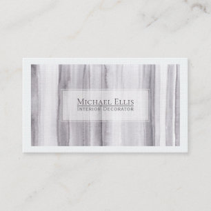 Carte De Visite Aquarelle gris