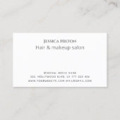 Carte De Visite Aquarelle holographique élégant abstrait (Dos)