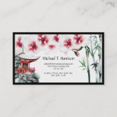 Carte De Visite Aquarelle japonaise  (Dos)