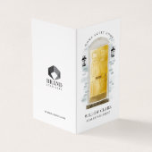 Carte De Visite Aquarelle jaune Porte avant Photo & Services (Extérieur)