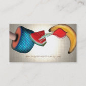 Carte De Visite Aquarelle Légumes (Dos)